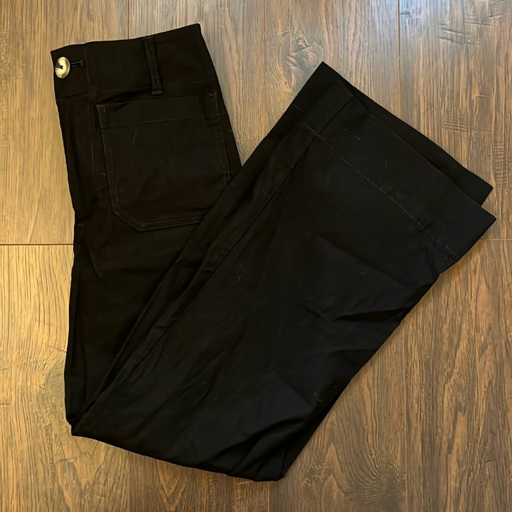 Colette Cropped Wide-Leg Pants by Maeve